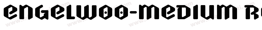 EngelW00-Medium Regular字体转换